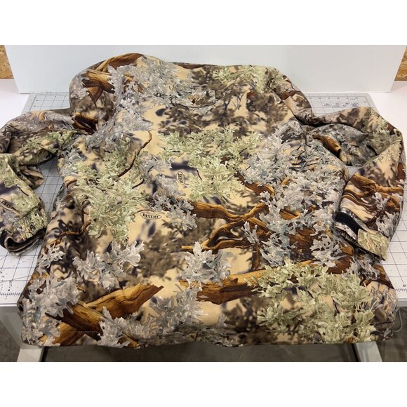Kings Camo Shadow Camo Jacket Men's Sz. L Waterproof Hooded Hunting Coat - Picture 5 of 9